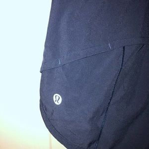 LULULEMON navy blue high waisted shorts